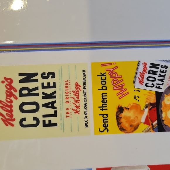 Kellogg's Vintage 2005 100'th Anniversary Cereal Design Serving Tray/Plate - Picture 4 of 7